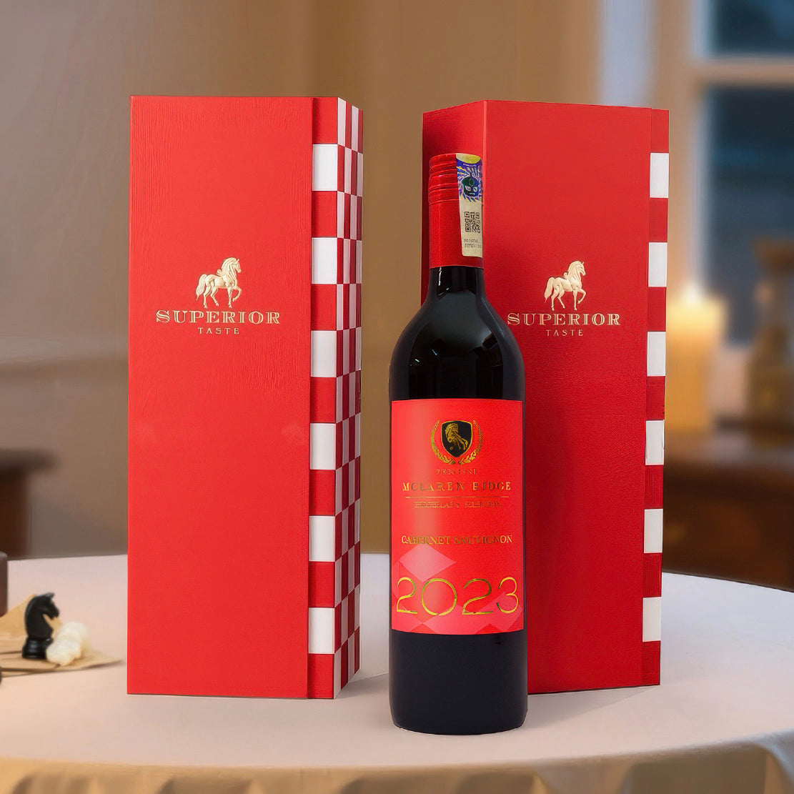 Chinese New Year Basket Hamper Wine Gift 2026 : WG-1 旗开得胜