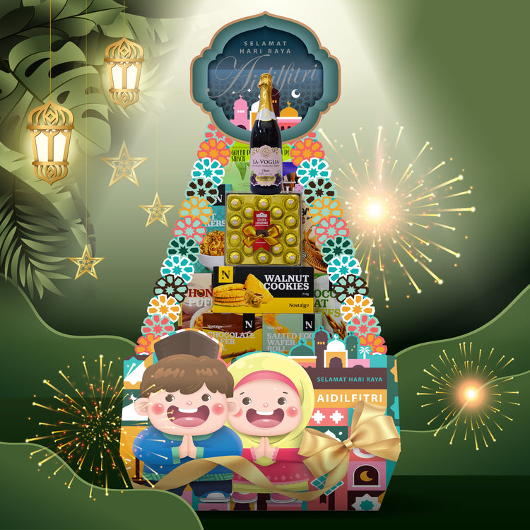 Raya Pyramid Hamper : HR-4 SETIA | Hamper Delivery Malaysia