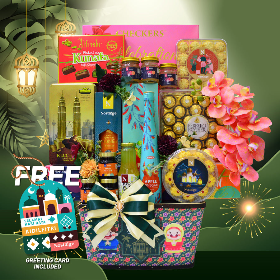 Raya Basket Hamper : THR-11 JATI DIRI | Hamper Delivery Malaysia